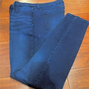 7 For All Mankind Women's Dark Blue Skinny Jeans